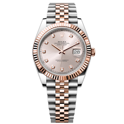 Rolex Datejust 126331-0008 Oystersteel và vàng Everose